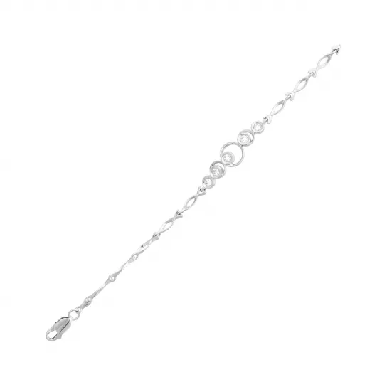 Браслет с бриллиантами из золота