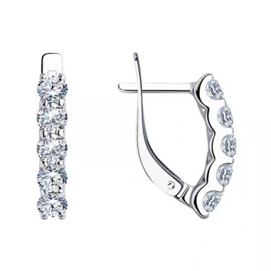 Серьги из серебра