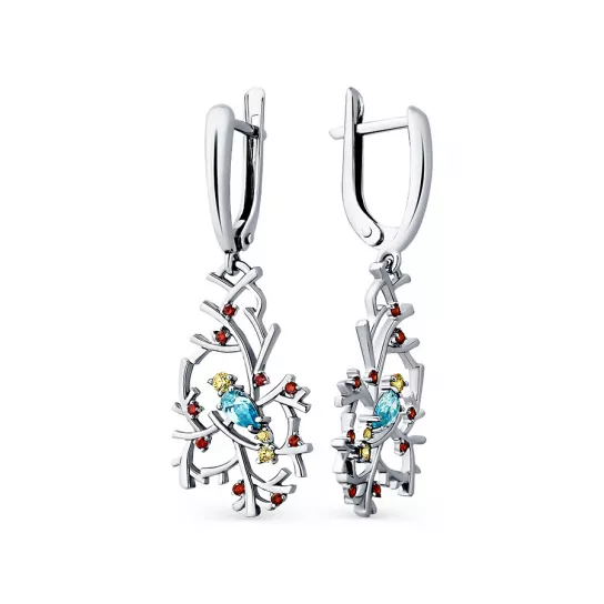 Серьги из серебра