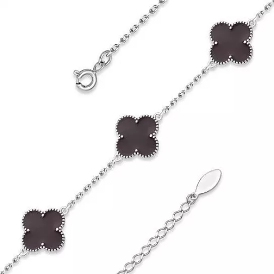 Браслет с эмалью из серебра