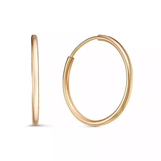 Серьги-конго из золота