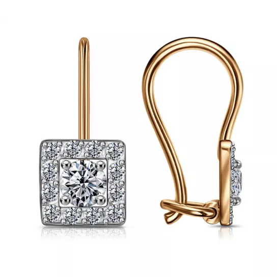 Серьги детские из золота