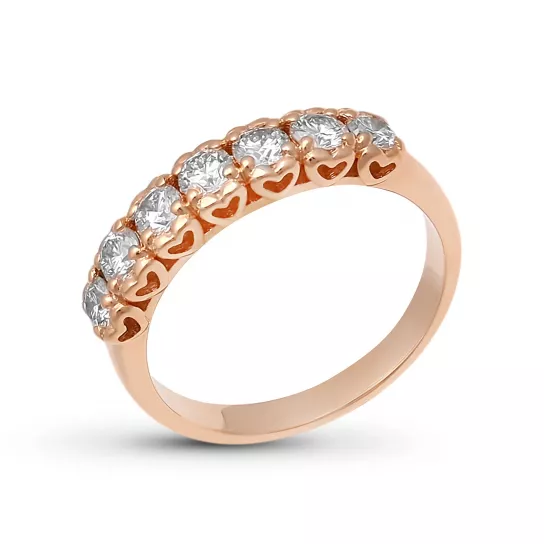 Кольцо с бриллиантами из золота