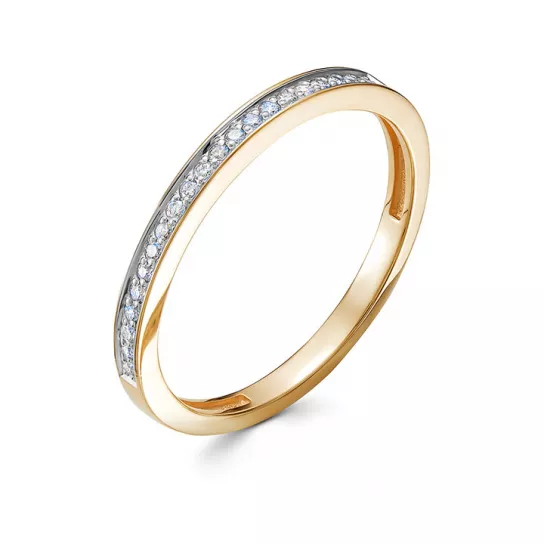 Кольцо с бриллиантами из золота