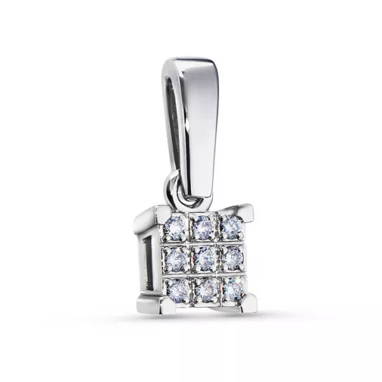 Подвеска с бриллиантами из золота