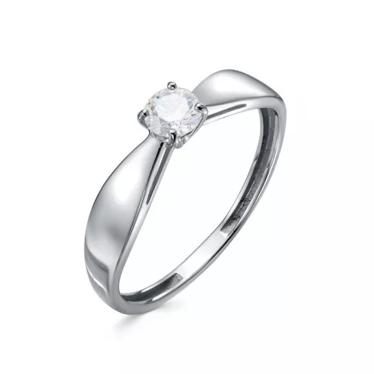 Кольцо с бриллиантами с бриллиантом из золота