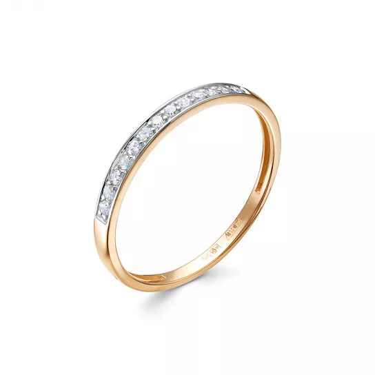 Кольцо с бриллиантами из золота