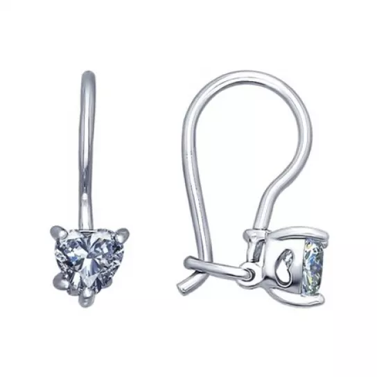 Серьги детские из серебра