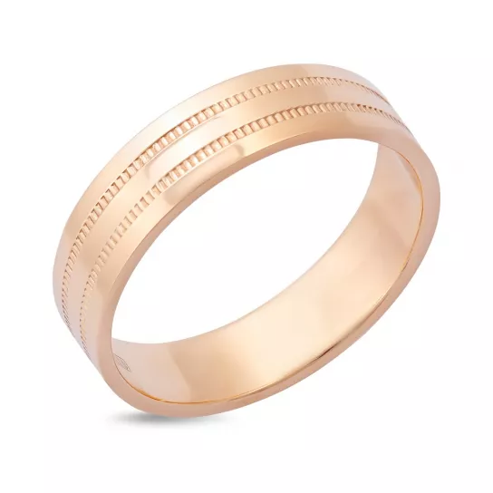 Кольцо обручальное из золота